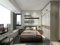 龙光玖珑湖120平米四居室现代风格