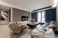 西安150平四居室现代极简设计风格,无主灯吊顶设计很高级