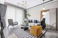 恒泽花语118平方三房两厅现代轻奢装修风格效果