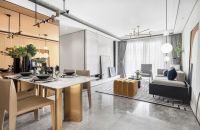 恒泽花语118平方三房两厅现代轻奢装修风格效果