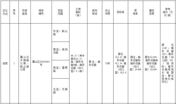 合肥市61.7亿元出让9宗地块 龙湖18.44亿元竞得3宗-中国网地产