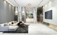 现代轻奢设计,被客厅的气质迷住