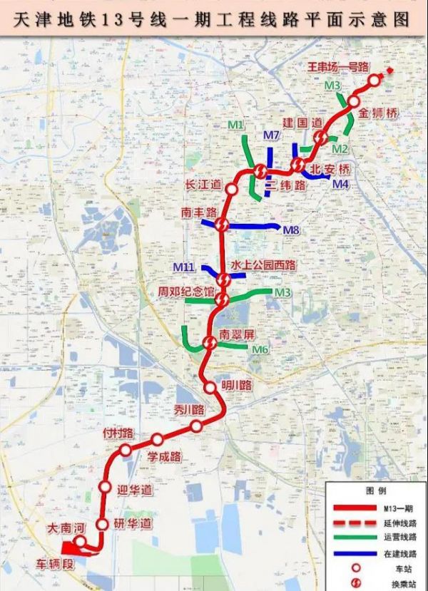 重磅！暂别西青区 天津这条地铁线路重大调整-中国网地产