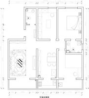 成都盛世家园130平米3室2厅现代风格装修设计