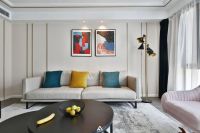 黄石星秀江南122㎡三室两厅现代都市风格装修设计效果