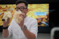 离人民最近的被子，梦洁家纺人民的发布会正式预售