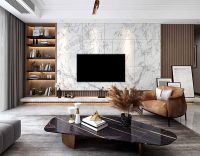 想用人造石做背景墙？这几套案例必须看-欧神诺人造石