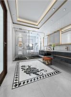 欧神诺陶瓷| 9款浴室铺贴拼花砖，简直不要太好看!