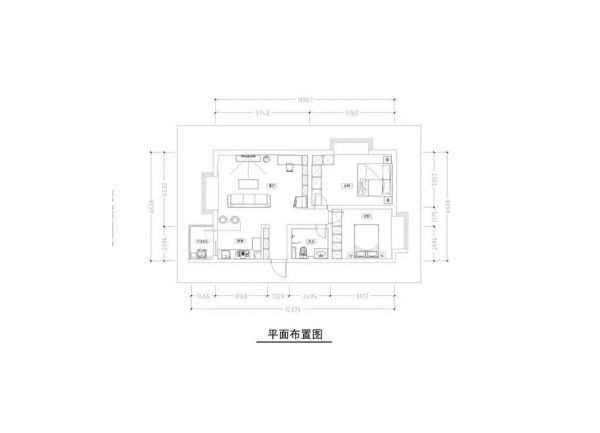 78平的北欧二居室，灰与木的结合轻松舒适