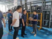 窗林系统门窗热烈欢迎窗业协会各领导莅临参观指导