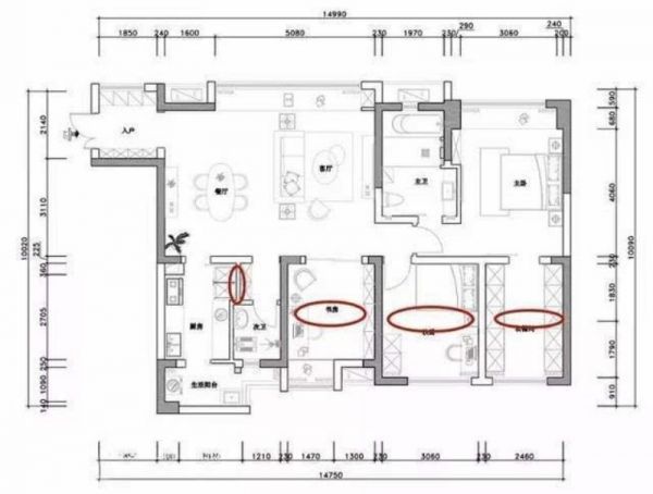 卧室设计飘窗，空间收纳特别棒这个120㎡