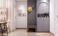 武汉一家一装饰:武汉现代简约入门玄关柜装修怎么设计?