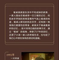 时光印记 | 一方餐桌，见证生活百味！