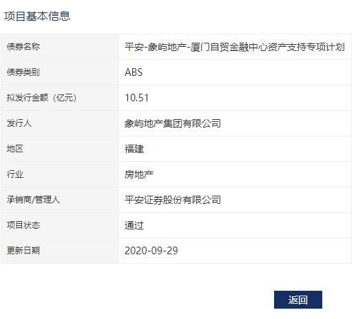 象屿地产15.51亿元资产支持ABS已获深交所通过-中国网地产