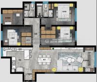 133m&sup2;红星天铂现代风格装修丨快节奏生活的&ldquo;漫&rdquo;享受