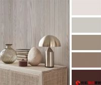 【YaSLAN墙布窗帘】时尚米灰色+灰色,解锁完美现代空间