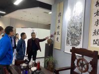 黄石装饰行业办公室领导莅临乾行装饰参观指导