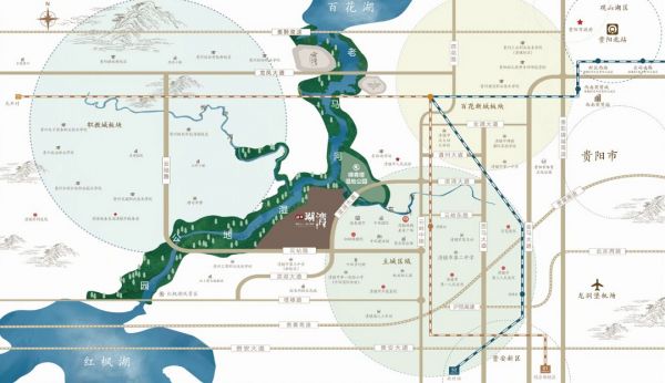 贵阳益华湖湾建面约70-170㎡山水合围空中院馆在售-中国网地产