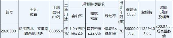 盐城亭湖区21.2亿元出让2宗地块 万科15.65亿元竞得1宗-中国网地产