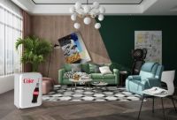 为高颜值打Call！为HCK哈士奇x可口可乐联名款复古冰箱