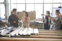 家装情报局首站探秘百安居联盟商-百明门窗工厂圆满结束