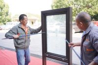 家装情报局首站探秘百安居联盟商-百明门窗工厂圆满结束