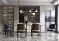 中国板材十大品牌精材艺匠家具板与酒柜相配!