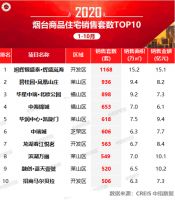 2020年1-10月烟台房地产企业销售业绩排行榜