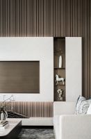 雅宅典范|贵阳融创九樾府顶楼复式现代极简风装修设计案例参考