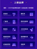 揭晓中国消费者信赖十大家居品牌，圣堡罗榜上有名