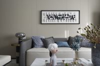 90平现代轻奢三居室,不仅实用还很精美丨成都装修设计