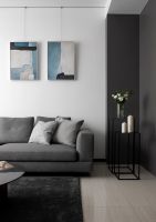 成都100平的现代风装修设计,线性的流动让空间予取予求