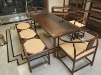 现代家具趋势:新中式轻奢黑胡桃家具,尽显优雅与奢华