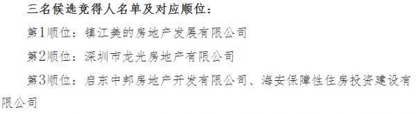 美的8.93亿元中标南通市R20034地块 溢价率17.62%-中国网地产