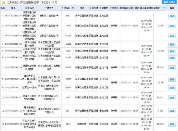 济南55.63亿元出让13宗地块 碧桂园、远洋、金科均有所获-中国网地产