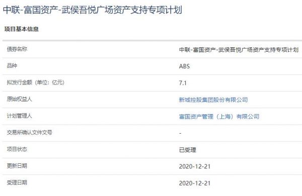 新城控股7.1亿元资产支持ABS已获上交所受理-中国网地产