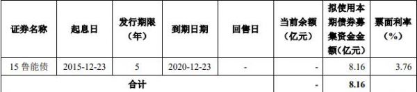 鲁能集团：8.16亿元公司债券票面利率确定为3.85%-中国网地产