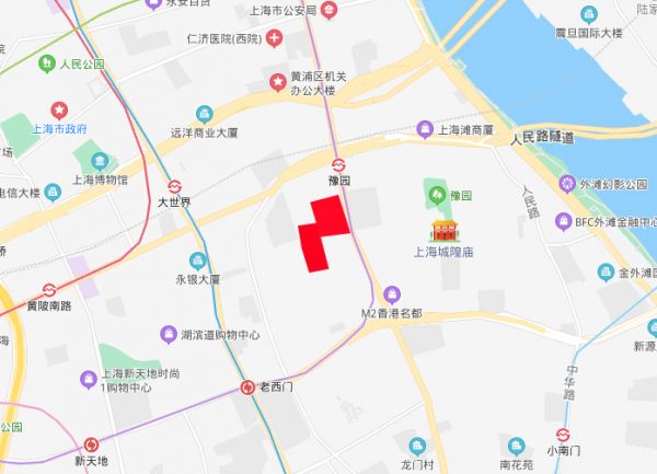 楼面价8.9W/平 上海城投176亿元摘上海黄浦区一宗商住用地-中国网地产