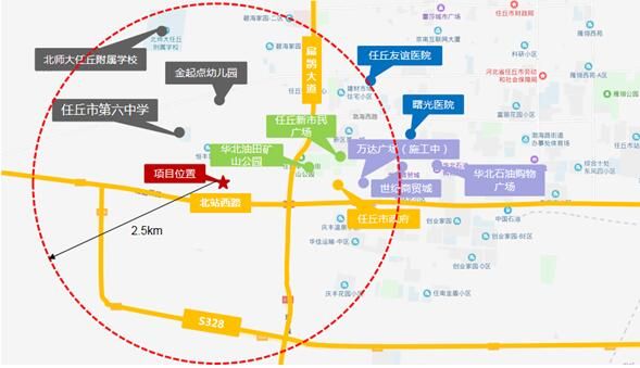 石油·海蓝城（任丘）周边商业、教育、医疗等配套成熟