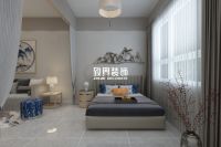 【致界装饰】东都幸福里40㎡新中式风格装修设计效果图