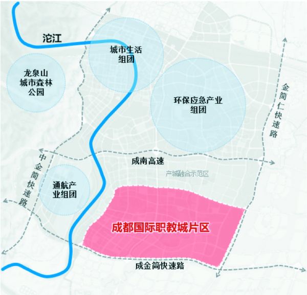 《淮州新城成都国际职教城产业片区设计草案》今起公示-中国网地产