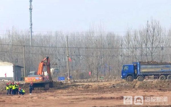 胶州市东西大通道一期全面开工 施工现场热火朝天-中国网地产