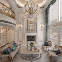 极致奢华|360㎡复式欧式古典,仿佛置身欧式古典城堡的视觉盛