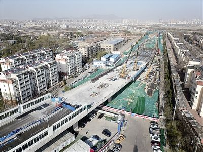 太原路东延段6月份通车 长沙路环湾路立交桥将通车-中国网地产