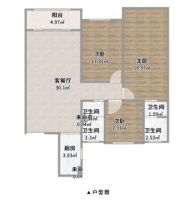 85㎡刚需户型 黑白灰 演绎简约有度的新时尚家居！