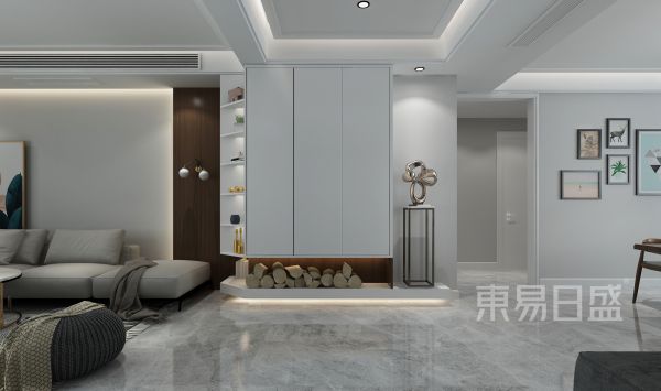 很漂亮的现代风格,既时尚又温馨