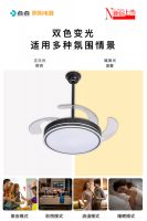 点点照明新品风扇灯:照明降温双节能,引领绿色新风向