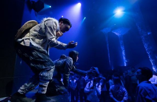 《再回延安》演出现场（受访者供图）