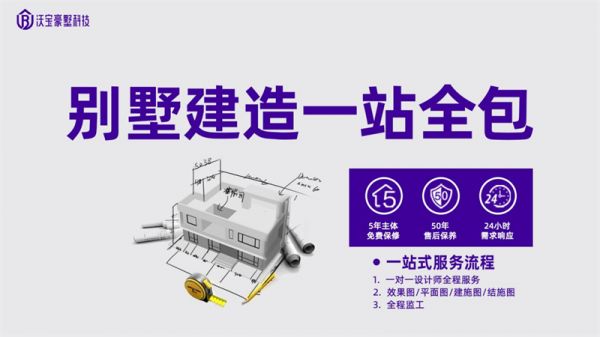 沃宝豪墅—现代风格缔造者 别墅建造设计一站式服务