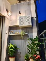 享时光置物搁板，木阳台装修的“最佳点缀”